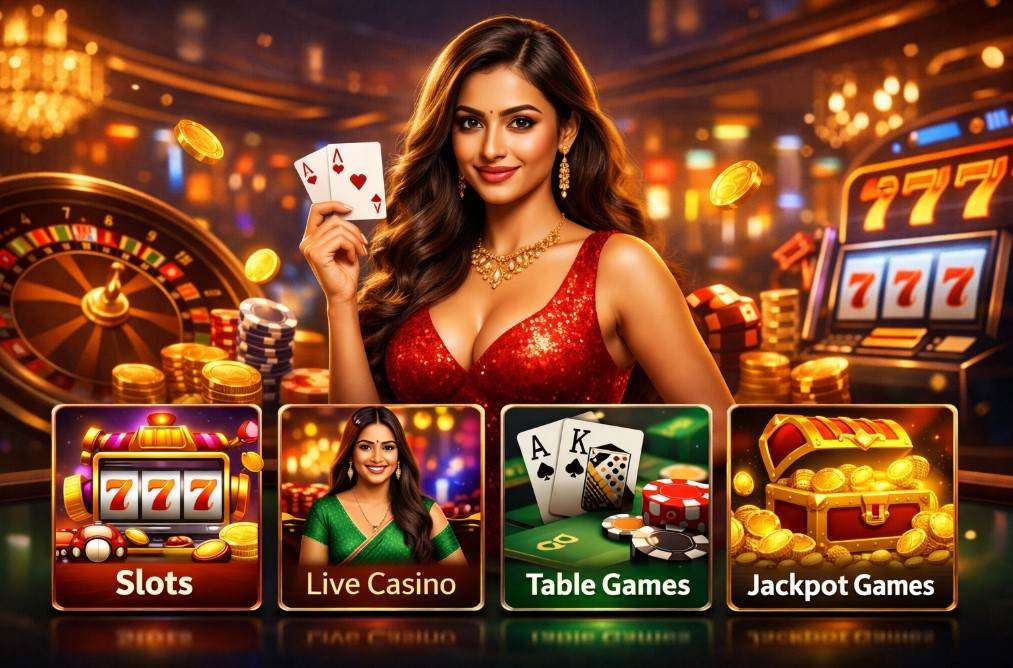 BetVisa Bangladesh game lobby with casino categories and featured games